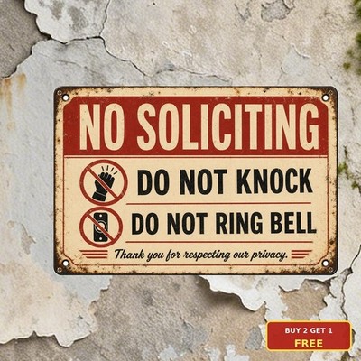 Retro Humorous Novelty Quote Warning Notice Metal Tin Sign Plaque