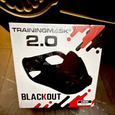 Training Mask 2.0 Blackout High Altitude Training Mask, Large