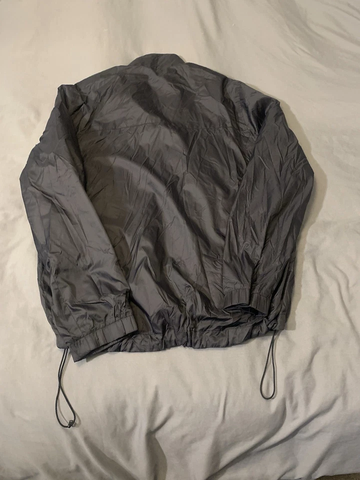 Cortavientos vintage Lacoste 54 XL negro 1927 bordado cocodrilo cremallera completa Foto 2 de 4