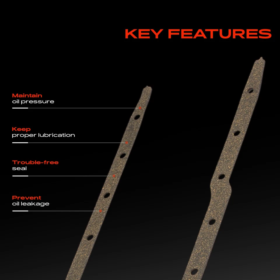 Juego de juntas de cárter de aceite de motor para Ford F-150 F-250 F-350 1965 1966 1967-1987 F-100 Foto 4 de 4