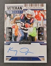 2024 KYLE DUGGER PANINI CONTENDERS VETERAN TICKET ON CARD AUTO N.E. PATRIOTS 