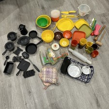 HUGE lot Vintage kids playset Tupperware Toys Kusan Mixer Chilton Toys Pots