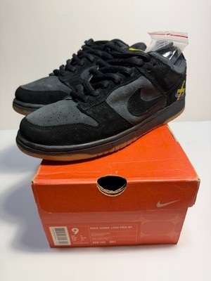 2002 NIKE DUNK LOW PRO SP CHOCOLATE SIZE 9 FLOM PARIS PIGEON MAG LONDON SB 8.5