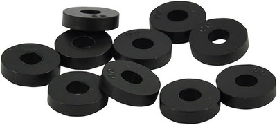 88569 Rubber Flat Washer, 1/2-Inch, 10-Pack, Carded , Black