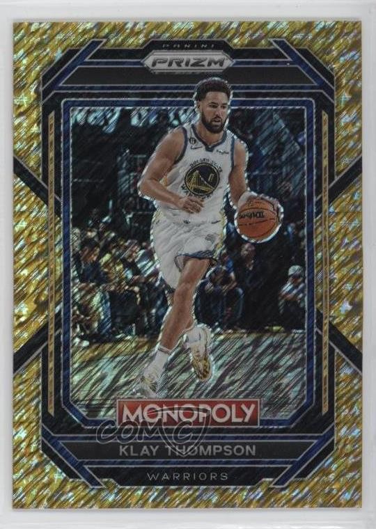 2022-23 Panini Prizm Monopoly Gold Money Shimmer 227/500 Klay Thompson #29 7xr