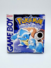 Thumbnail of ebay&reg; auction 327067346735 | Pokemon Blau OVP Gameboy Blaue Edition Nintendo Speichert mit Anleitung PAL NOE
