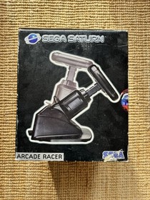 Sega Saturn Arcade Racer Steering Wheel MK-80304 With Daytona USA Game (Boxed)