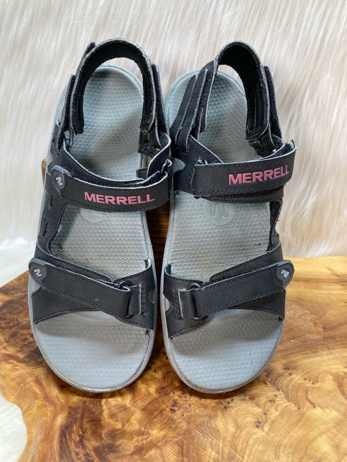 MERRELL Sandali sportivi da trekking "Cedrus" nero rosa donna taglia 6