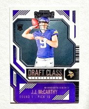 JJ McCarthy 2024 Panini Contenders Draft Class Contenders #8