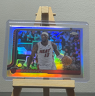 Front of 2025-26 Topps Chrome - Bam Adebayo #138 Refractor