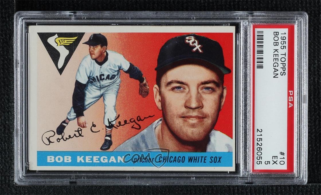 1955 Topps Bob Keegan #10 PSA 5 2jq