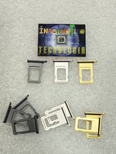 CARRELLO VASSOIO SIM APPLE IPHONE 11 SLOT PORTA SCHEDA LETTORE VANO TRAY