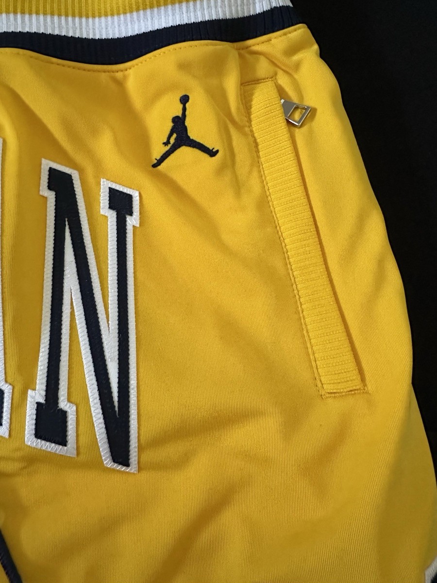 【Nike】Michigan Wolverines Basketball Jordan Shorts Michigan Primetime Victory Primary Logo Men's Jordan Brand