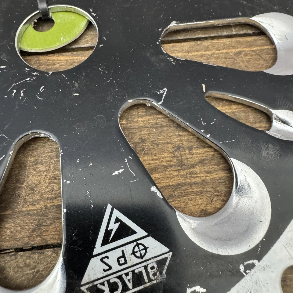 Black Ops BMX Sprocket 44T NOS New Steel Chainring vCrank 1/2 x 3/32 Black - Image 4 of 4