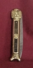 Antique 19th Century Folding Knife-Imperial Eagle-Chatellerault-