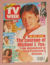 TV WEEK 1999 - MICHAEL J FOX Cover CHRISTINA RICCI Sean Connery Katrina Warren