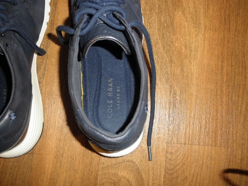 Cole Haan Grand OS Sneakers Women Navy Blue Leather Size 10 B W12561 - Picture 12 of 12