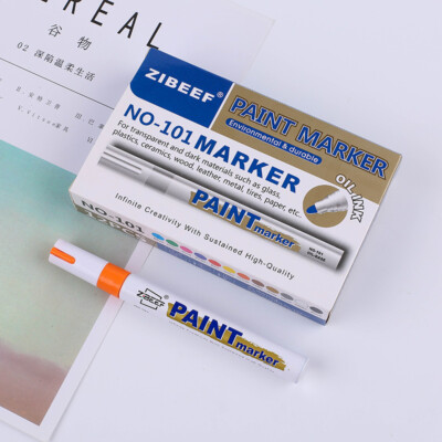 1-12Pcs Waterproof Permanent Paint Marker Pen Car Tyre Tire Letter Rubber Metal
