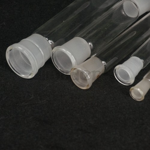 14/23 19/26 24/29 29/32 Both Ground Joint Glass Straight Adapter Tube Lab - Picture 4 of 25