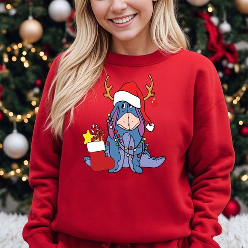 2024 Christmas Sweatshirt,Disney Family trip Matching Jumper,Dunky (swt) - Picture 3 of 4