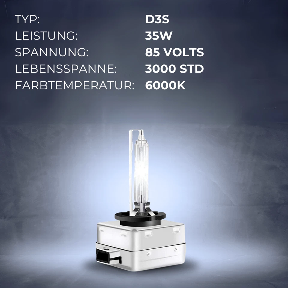 2x Genuine SuperVision D3S 6000K Xenon Bulb Lamp Light Headlight Audi, VW - Image 4 of 4