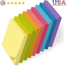 9 Pack Sticky Notes Super Adhesive Pads School Office Supplies 504 Sheets New