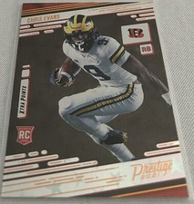 2021 Panini Prestige Football Chris Evans Cincinnati Bengals Astral Stars Rookie