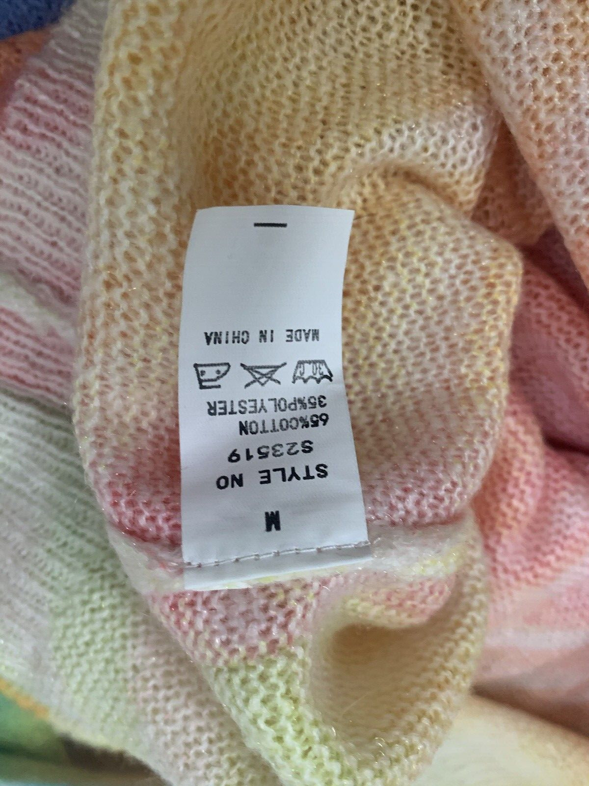 Solution Oversized Multicolored Rainbow Horizon F… - image 9