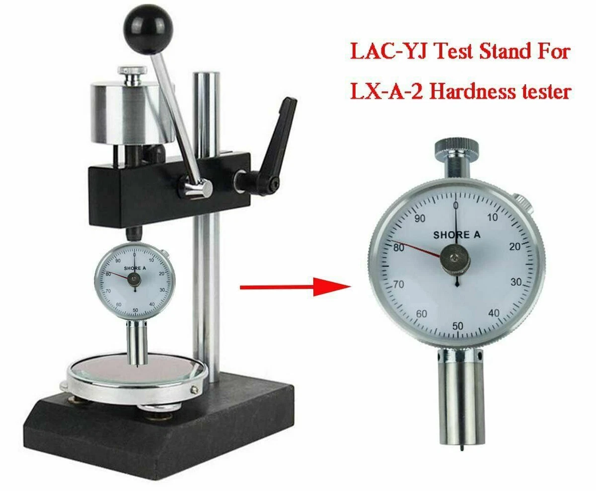 Shore Hardness Test Stand For Dial Rubber Hardness Tester Durometer LX A 2