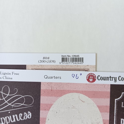 Lot of 30 Ruby Rock-It Country Cookin Double-Sided 12x12 Loose Cardstock 80# - Picture 13 of 22
