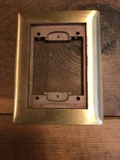 Brass Carpet Plate Steel City P-64-CP.  NEW.