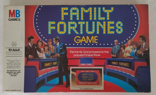 Family Fortunes 1981 MB Games - Vintage - Afbeelding 1 van 16