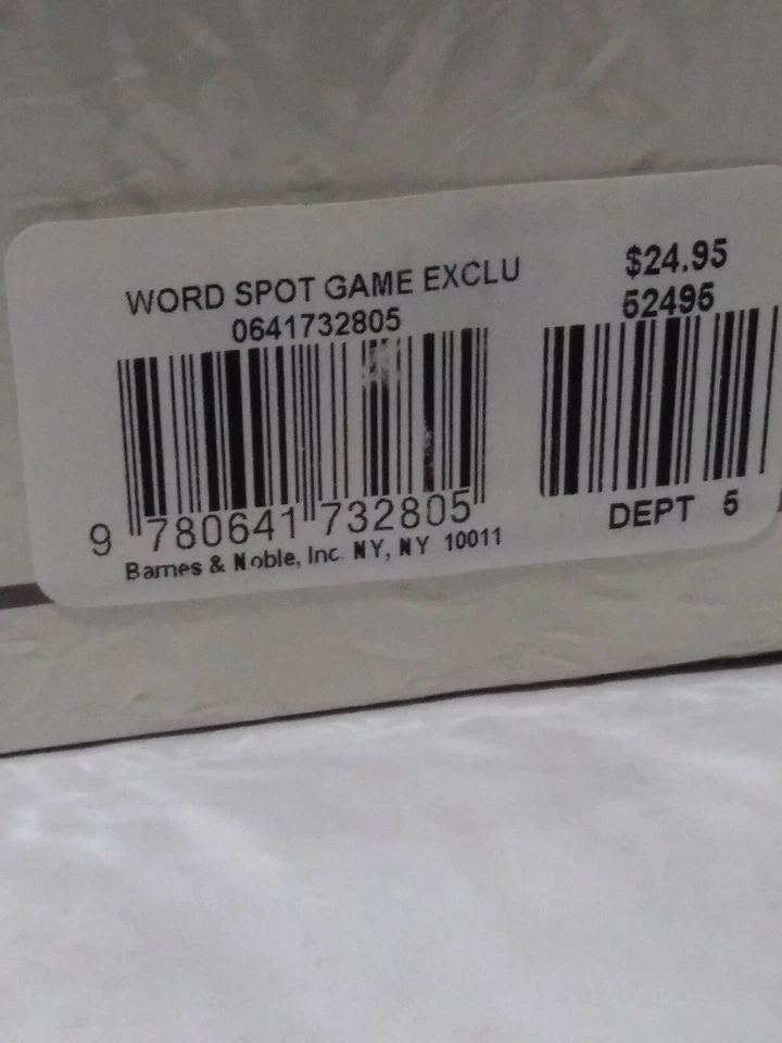 Word Spot, A Classic Word Search Game, Barnes& Noble Exclusive, New Sealed. B9 - Image 3 of 3