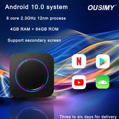 CarPlay AI Box Android Auto Multimedia Carplay Adapter USB SIM Card & 4G