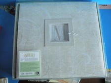 K  Company Scrapbook Album 12x12 personalized alphabet front w extra pages New