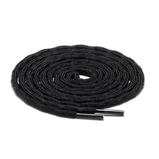 1 Pair Wave Black Hiking Work Boot Shoe Laces for 5 6 7 8 9 eyelets Stay Tied