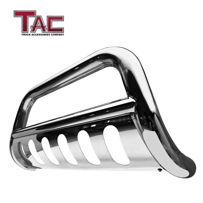 For 2016-2023 Toyota Tacoma 3'' S/S Bull Bar Brush Grille Guard Front Bumper