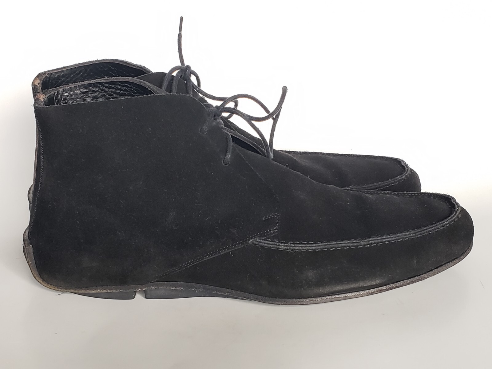 Gucci Men's Black Suede Boots Made in Italy Shoes Siz… Gem