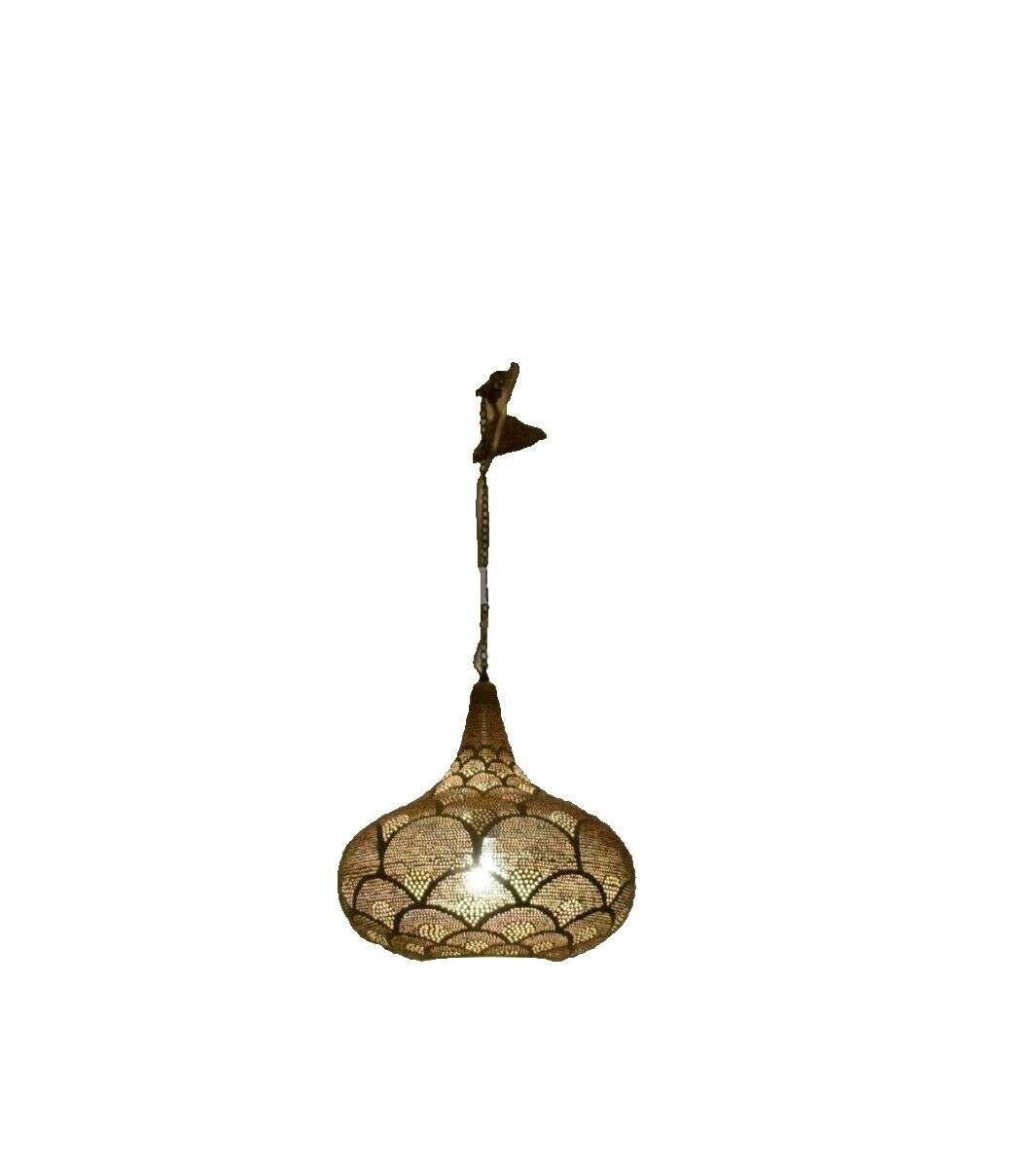 Brass Brown Moroccan Chandeliers & Ceiling Fixtures
