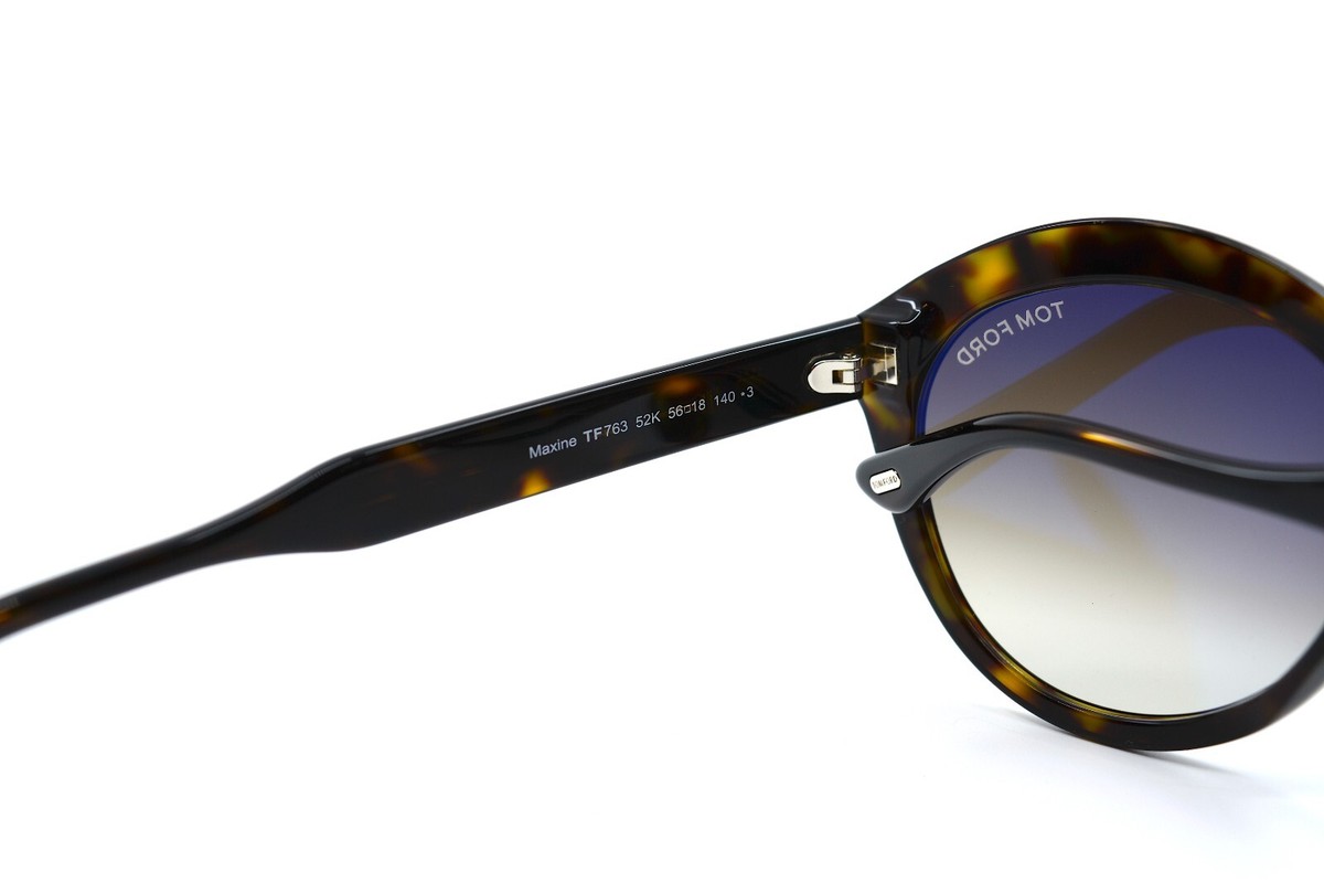 TOM FORD MAXINE TF763 52K HAVANA BROWN GRADIENT AUTHENTIC TOM FORD MAXINE TF763 52K HAVANA BROWN GRADIENT AUTHENTIC