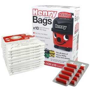 GENUINE Henry Hoover Bags x 10 Hetty 