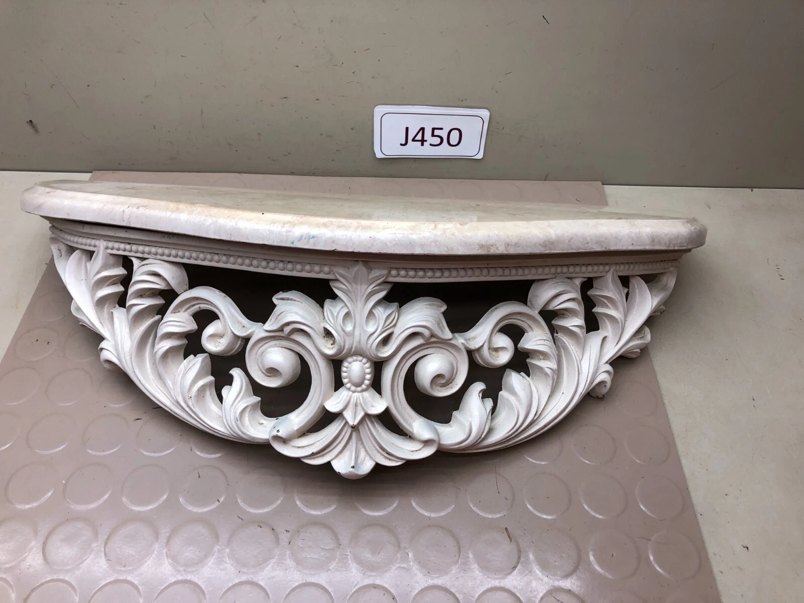Vintage Heavy Marble Syrococraft? Wall Shelf, Hollywood Regency Decor?
Opens in a new window or tab