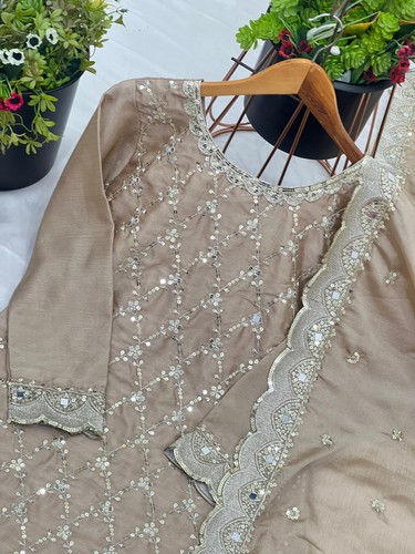 Pakistani Dress Salwar Kameez Ready To Wear Suits Indian Wedding Party Bollywood - Picture 4 of 6