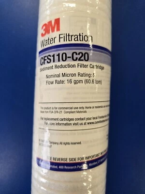 3M CUNO 3M/CUNO - CFS110-C20 - REPLACEMENT FILTER CARTRIDGE - SEDIMENT REDUCTION - NEW