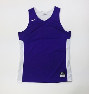 Nike Reversible Basketball Practice Jersey Boy's XL White Purple Mesh 872382 | eBay