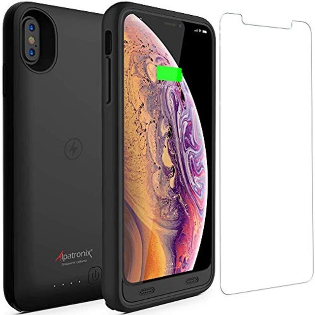 Iphone Xs Max Battery Case With Qi Wireless Charging Compatible
