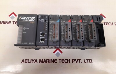 Koyo direct logic 205 d2-06bdc-1,dl240cpu,d2-16nd3-2,d2-12tr,d2-fill