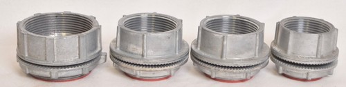 4 Count Myers Aluminum Weathertight Conduit Hubs 1-1/4" 1-1/2" 2" - Picture 3 of 4