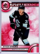 2023-24 SP Authentic Ryker Evans Limited Future Watch Rookie Card # 194
