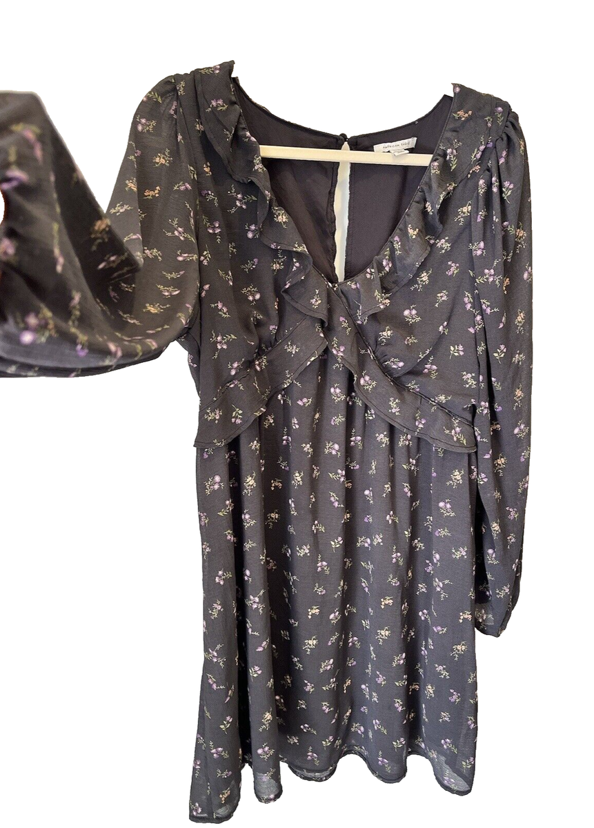 purple sequin mini dress About Last Night Size:Child 12 NPU-Deejay-202420 Constructed with a gradient Rhythm Peacock Ruffled A-line